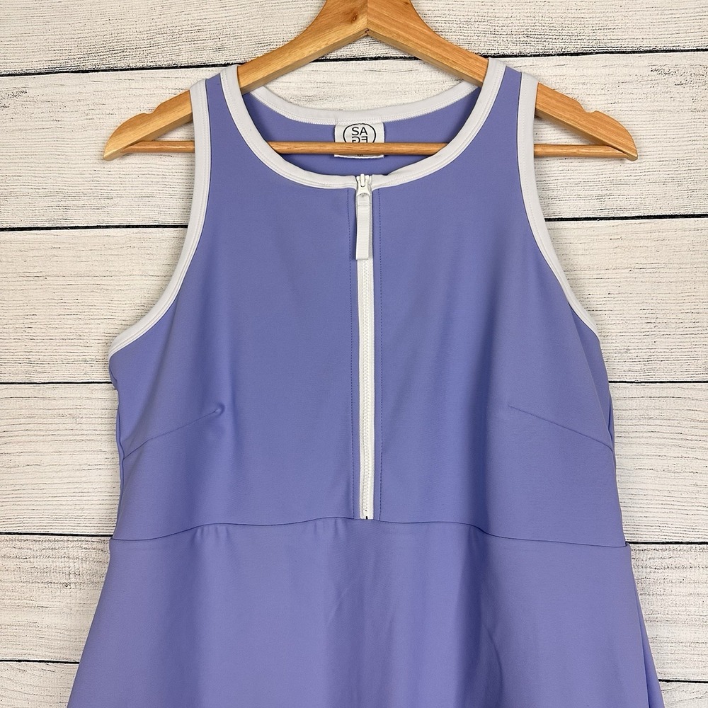 SAGE Women's Lined Stretch Active Dress w/ Built In Shorts Size XXL Athletic - Picture 3 of 11